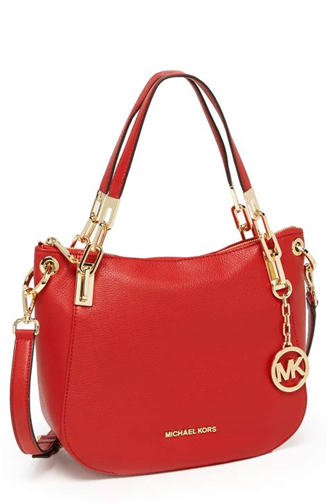 mk red handbag|michael kors red purse outlet.